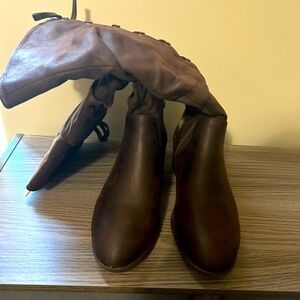 Xappeal Womens Cheyenne Tall Boot – Brown size 6M